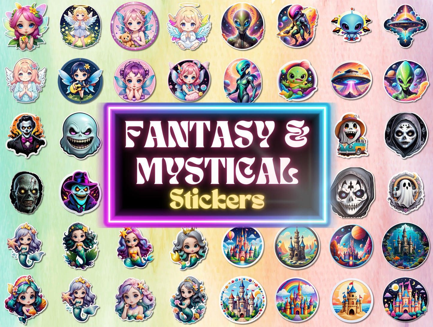 50,000 Printable Sticker Mega Pack