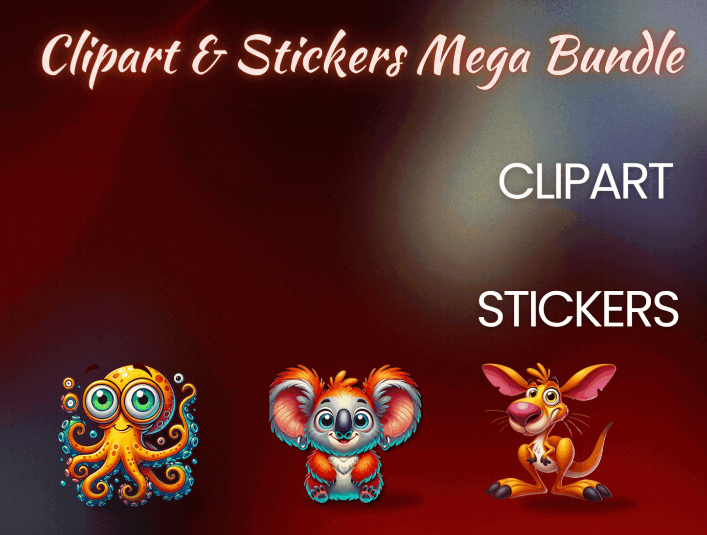 MEGA VIP Clipart Stickers Bundle