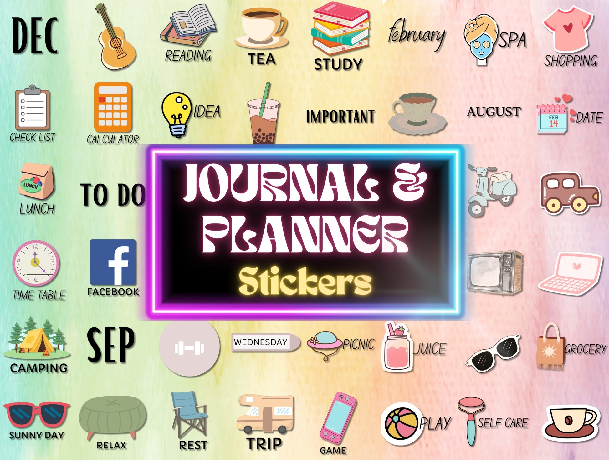 50,000 Printable Sticker Mega Pack