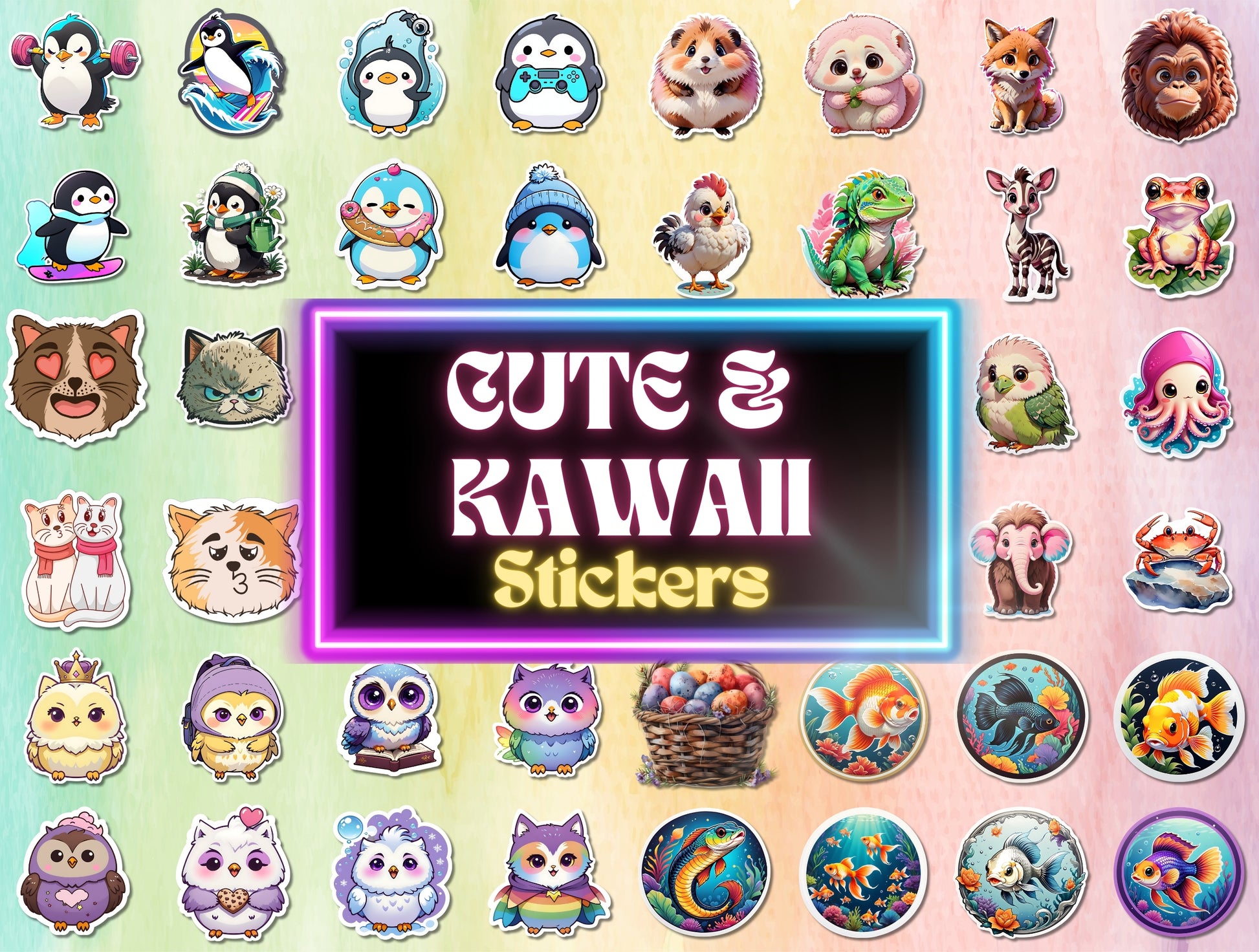 50,000 Printable Sticker Mega Pack